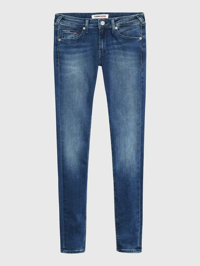 Tommy Hilfiger Sophie Low Rise Skinny Faded Jeans New Niceville Mid Blue Stretch Womens Jeans Casaul