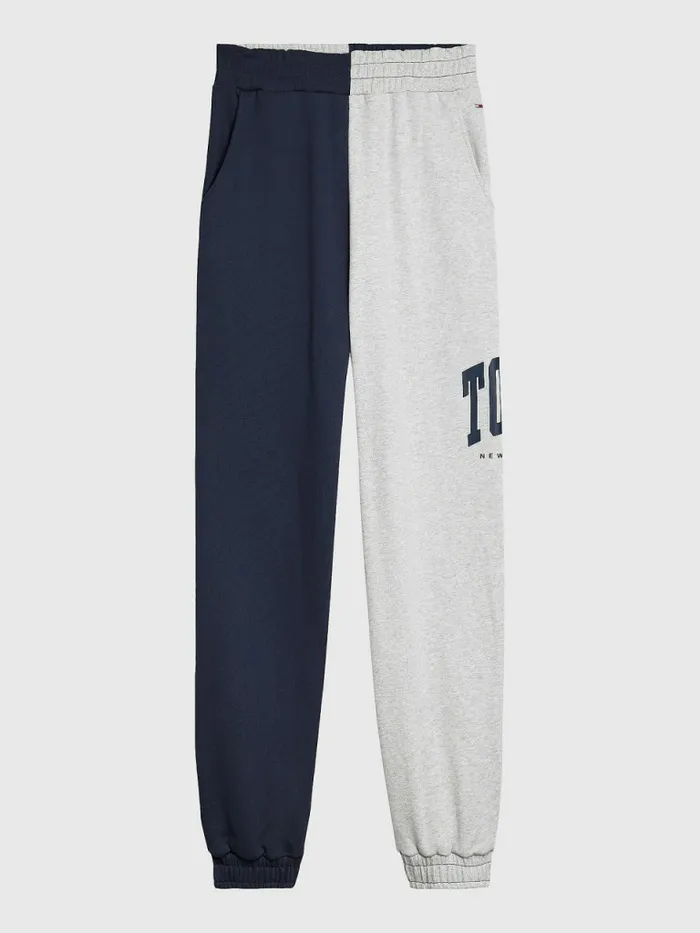 Tommy Hilfiger Spliced Collegiate Relaxed Joggers Twilight NavyMulti Womens Trousers