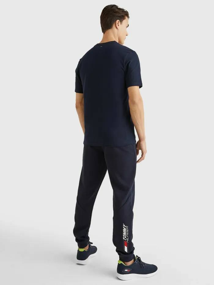 Tommy Hilfiger Sport Essential Th Cool Logo TShirt Desert Sky Mens Tommy Hilfiger Sport