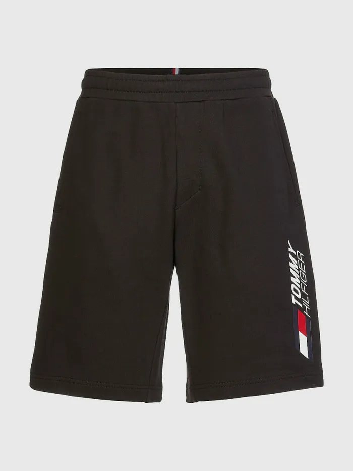 Tommy Hilfiger Sport Essential Th Cool Sweat Shorts Black Mens Shorts Gift Ideas