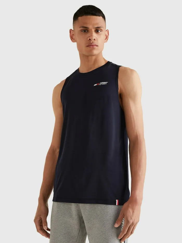 Tommy Hilfiger Sport Essential Training Tank Top Desert Sky Mens Tommy Hilfiger Sport Tommy Hilfiger Sport Essential Training Tank Top Desert Sky Mens Tommy Hilfiger Sport