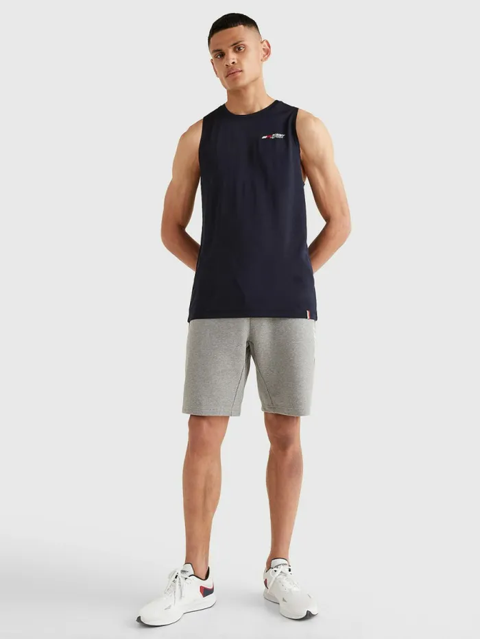 Tommy Hilfiger Sport Essential Training Tank Top Desert Sky Mens Tommy Hilfiger Sport