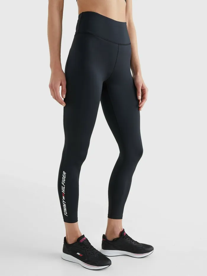 Tommy Hilfiger Sport High Rise 78 Leggings Black Womens Tommy Hilfiger Sport