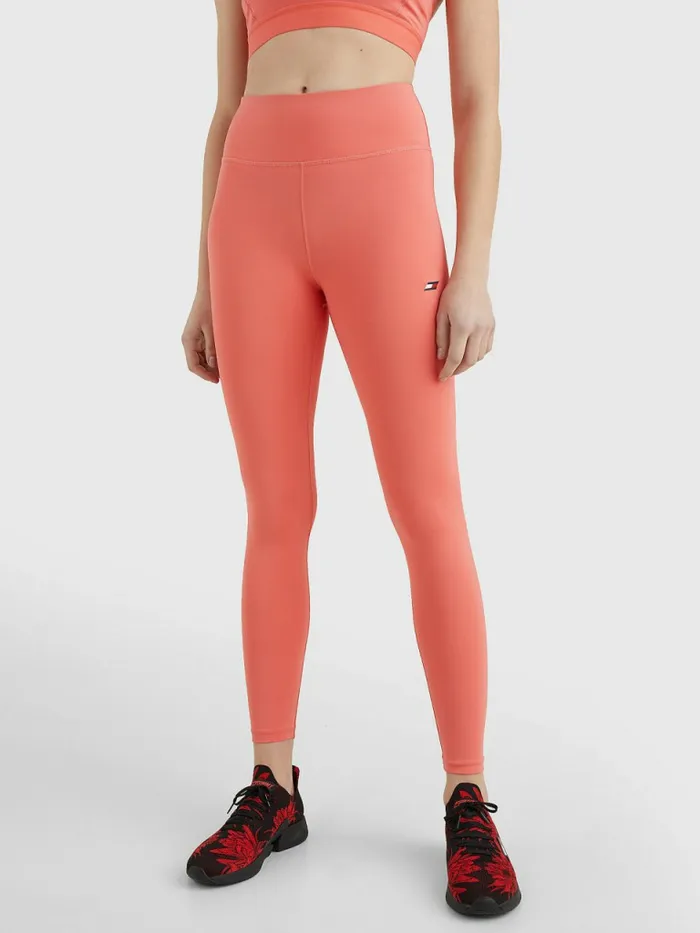 Tommy Hilfiger Sport High Rise 78 Leggings Crystal Coral Womens CoOrds