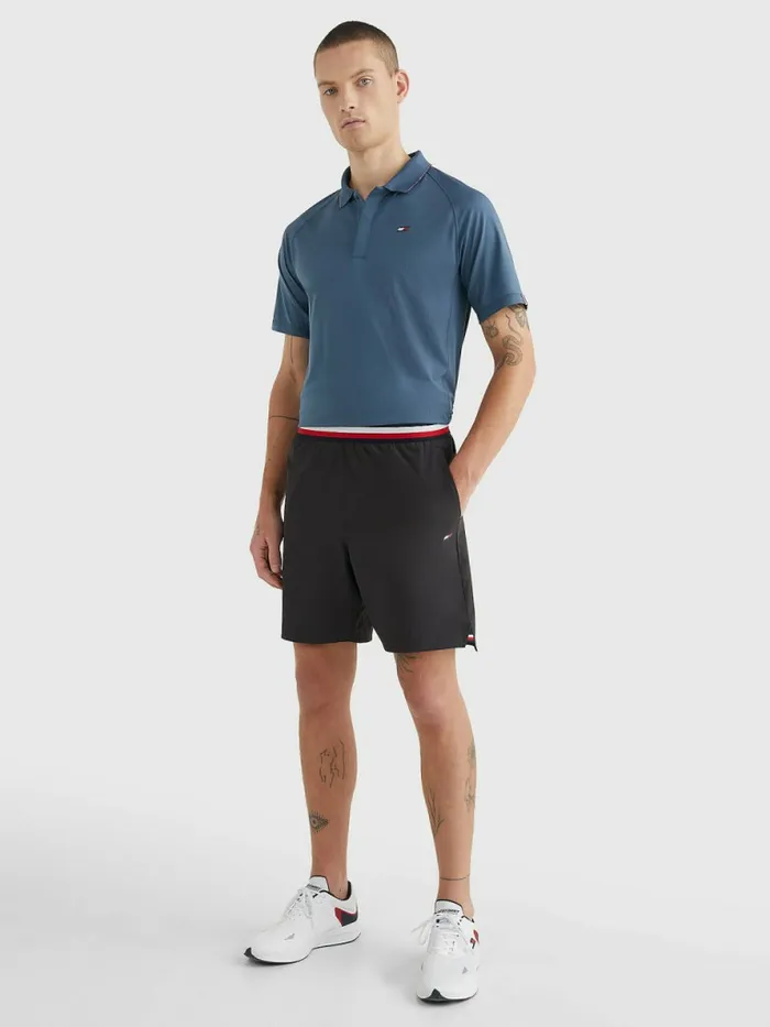 Tommy Hilfiger Sport Moisture Wicking Shorts Black Mens Shorts Popular