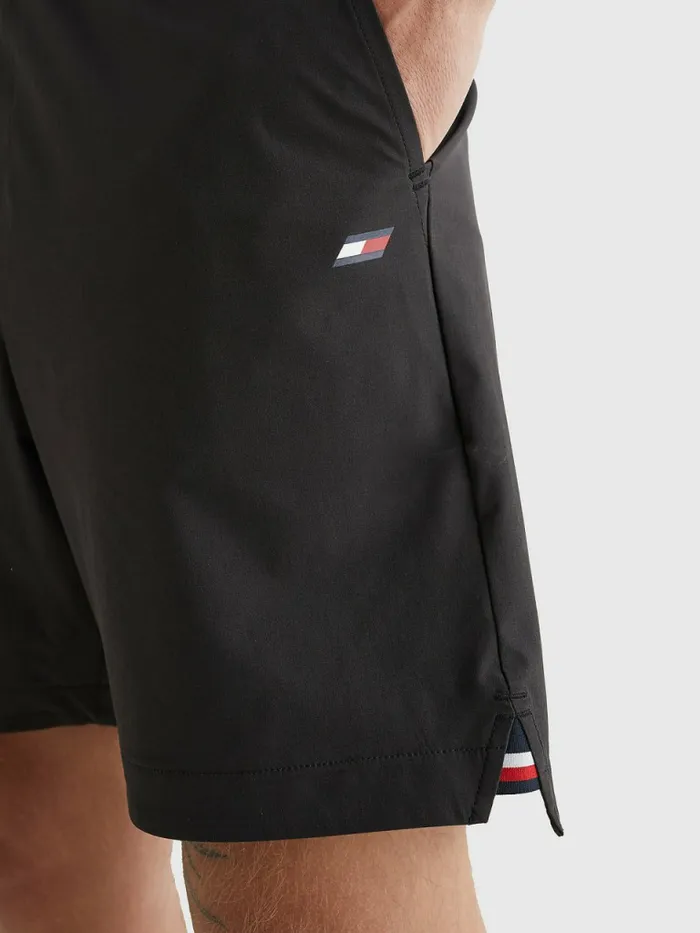 Tommy Hilfiger Sport Moisture Wicking Shorts Black Mens Shorts Popular