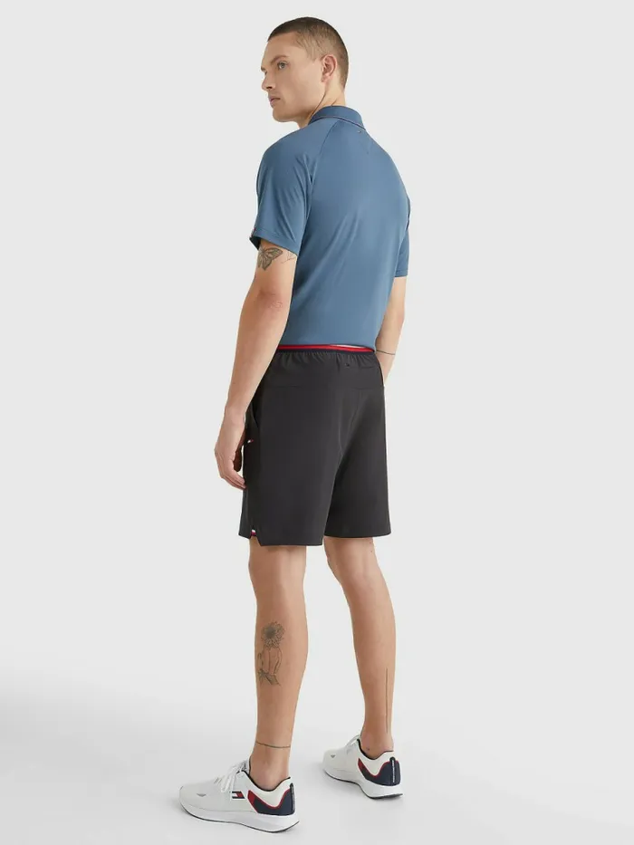 Tommy Hilfiger Sport Moisture Wicking Shorts Black Mens Shorts Popular