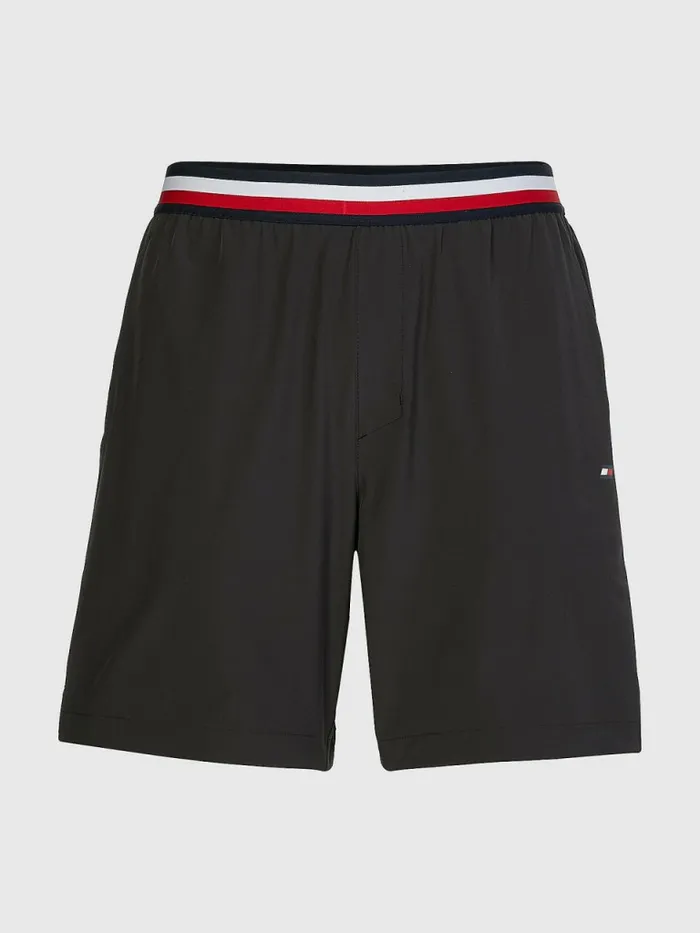 Tommy Hilfiger Sport Moisture Wicking Shorts Black Mens Shorts Popular