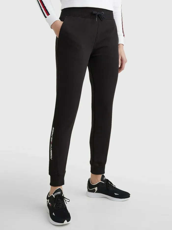 Tommy Hilfiger Sport Organic Cotton Joggers Black Womens Tommy Hilfiger Sport Tommy Hilfiger Sport Organic Cotton Joggers Black Womens Tommy Hilfiger Sport