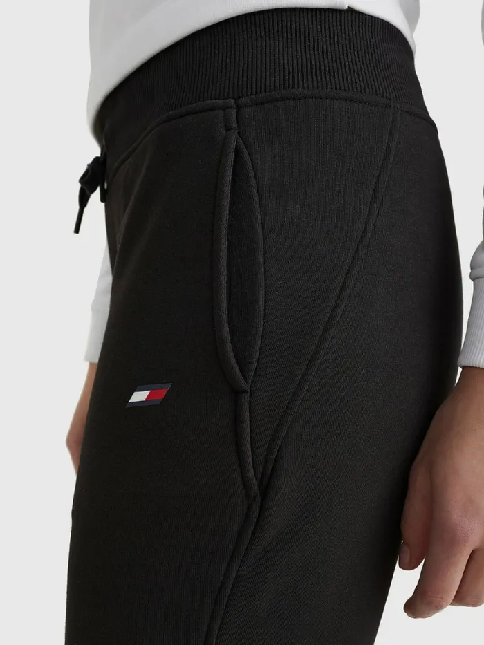Tommy Hilfiger Sport Organic Cotton Joggers Black Womens Trousers