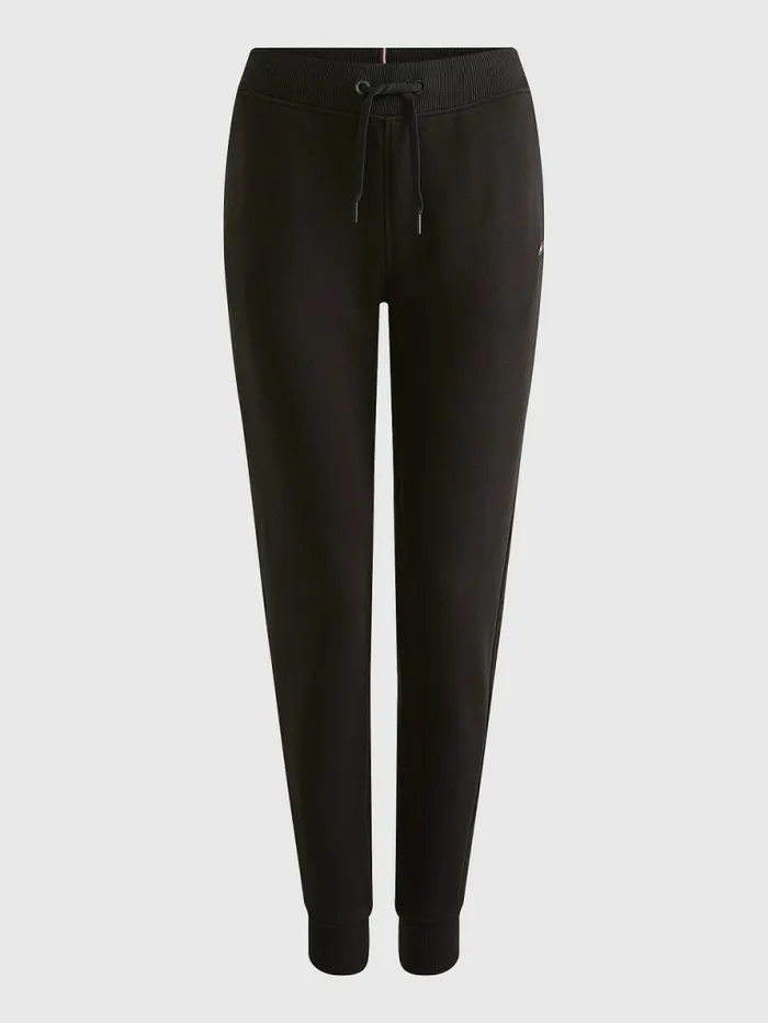 Tommy Hilfiger Sport Organic Cotton Joggers Black Womens Trousers