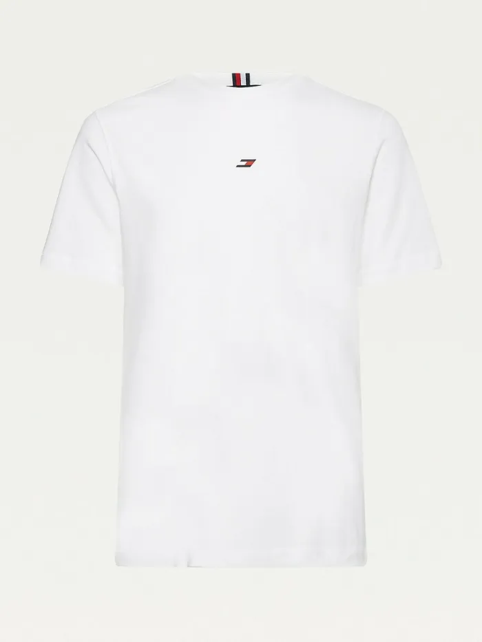 Tommy Hilfiger Sport Organic Cotton Motion Flag TShirt White Mens TShirts Sale Tommy Hilfiger Sport Organic Cotton Motion Flag TShirt White Mens TShirts Sale