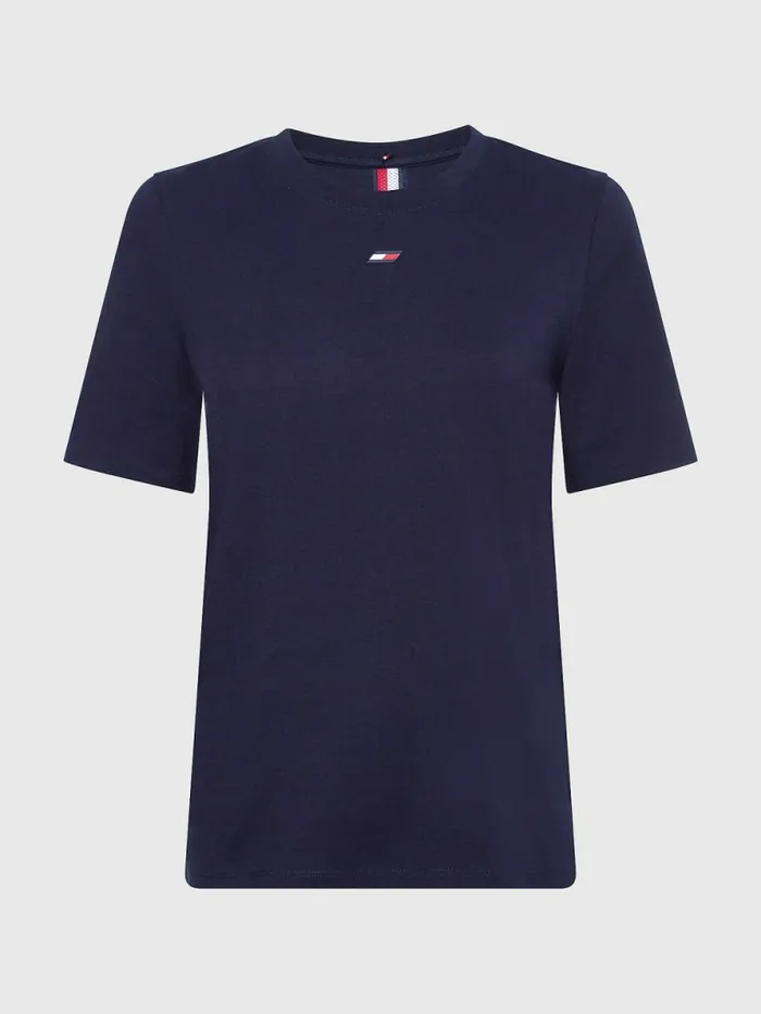 Tommy Hilfiger Sport Organic Cotton TShirt Desert Sky Womens TShirts Popular