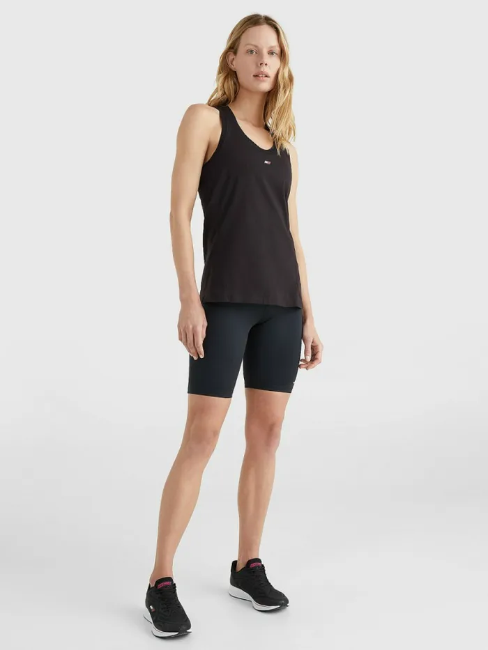 Tommy Hilfiger Sport Performance Skinny Fit Shorts Black Womens Shorts Online