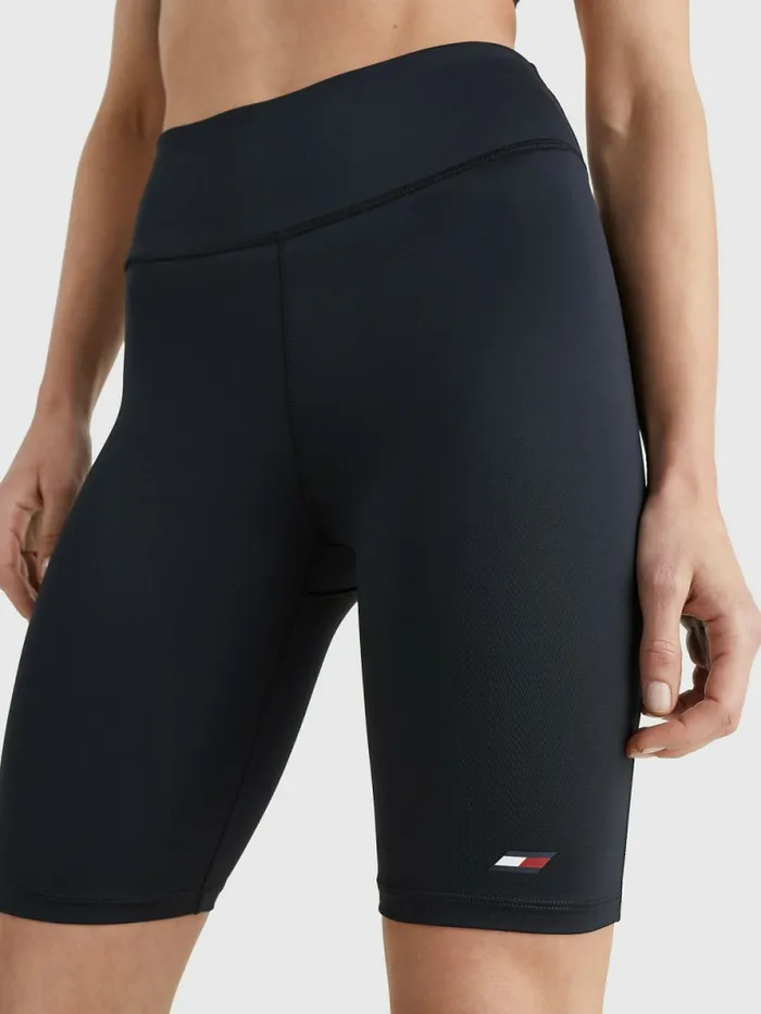 Tommy Hilfiger Sport Performance Skinny Fit Shorts Black Womens Shorts Online