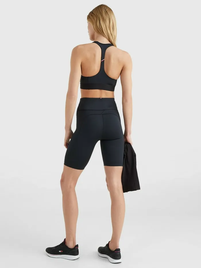 Tommy Hilfiger Sport Performance Skinny Fit Shorts Black Womens Shorts Online