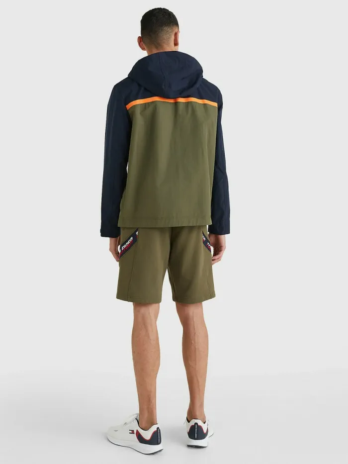 Tommy Hilfiger Sport Performance Water Repellent Jacket Desert Sky Mens Coats and Jackets Cheap On Sale