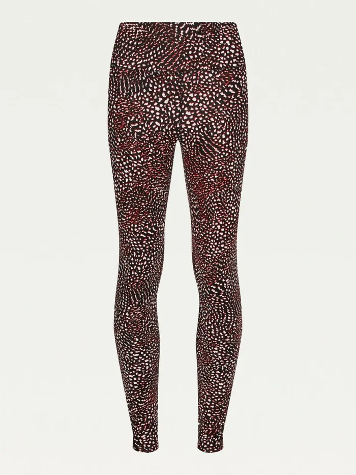 Tommy Hilfiger Sport Print Full Length Leggings Feather All Over Womens Tommy Hilfiger Sport