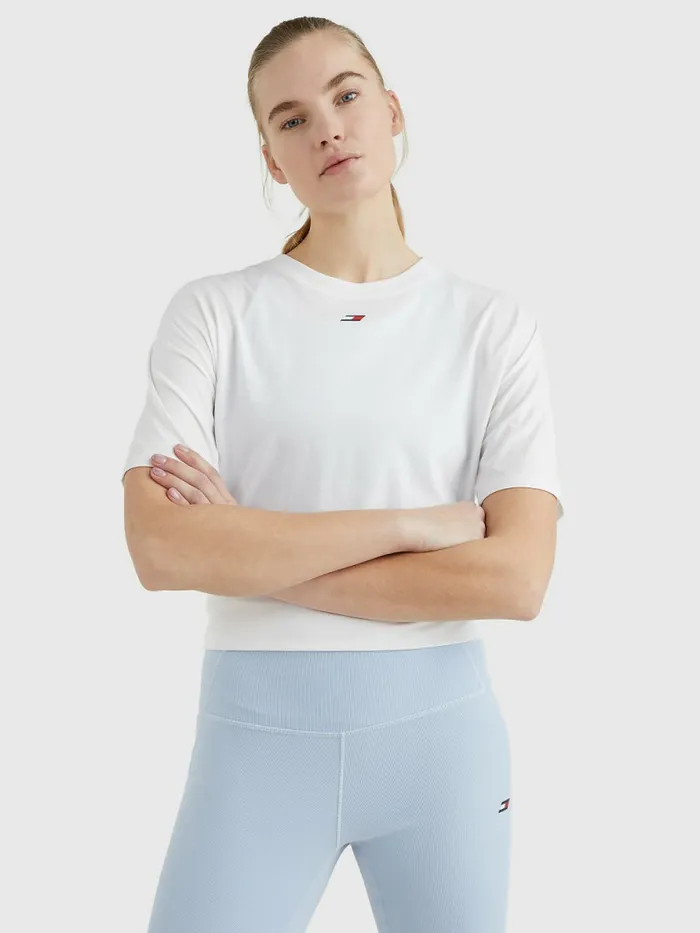 Tommy Hilfiger Sport Relaxed Fit TShirt Th Optic White Womens Tommy Hilfiger Sport Tommy Hilfiger Sport Relaxed Fit TShirt Th Optic White Womens Tommy Hilfiger Sport