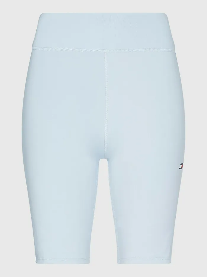 Tommy Hilfiger Sport Stretch Skinny Shorts Breezy Blue Womens CoOrds Casaul