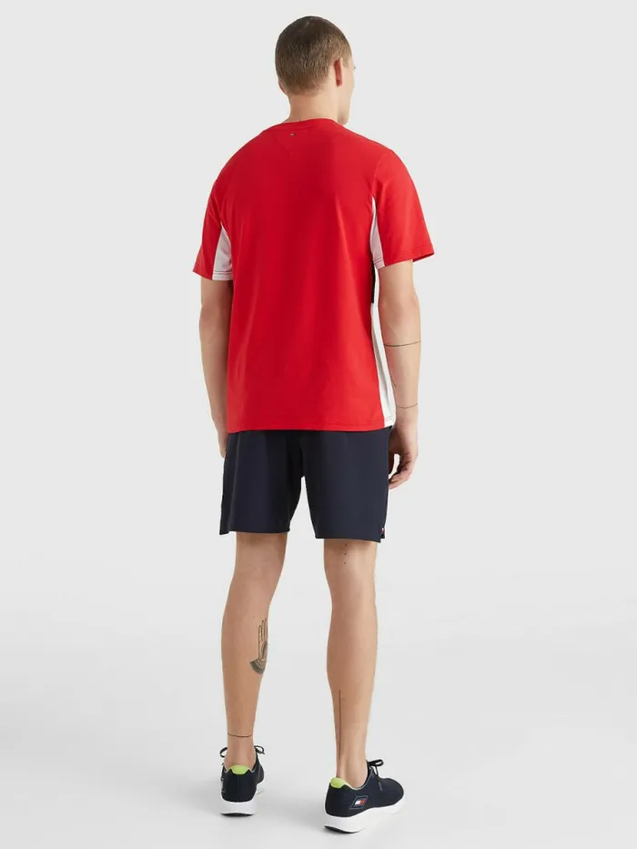 Tommy Hilfiger Sport Th Cool ColourBlocked TShirt White Mens TShirts Fashion