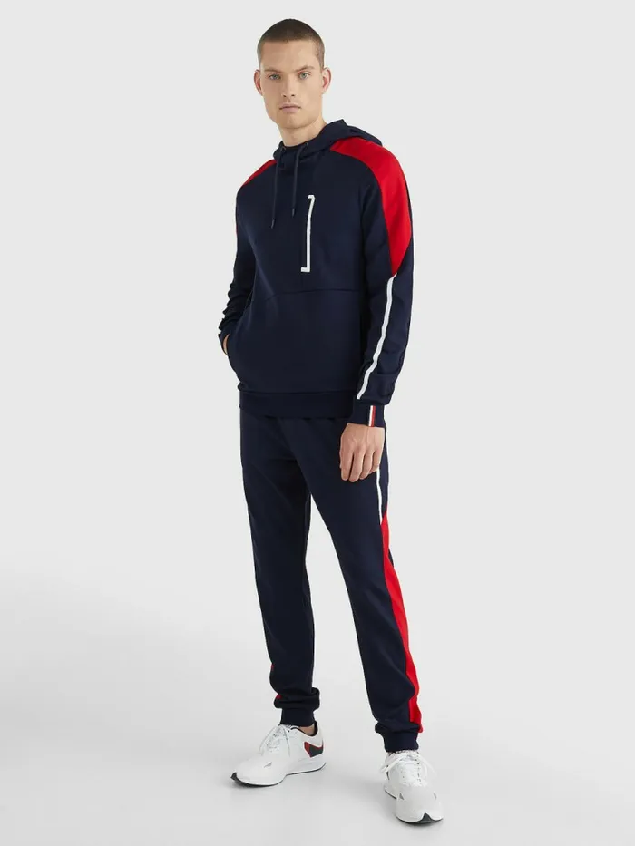 Tommy Hilfiger Sport Th Cool Regular Fit Hoody Desert Sky Mens Sweatshirts and Hoodies Popular