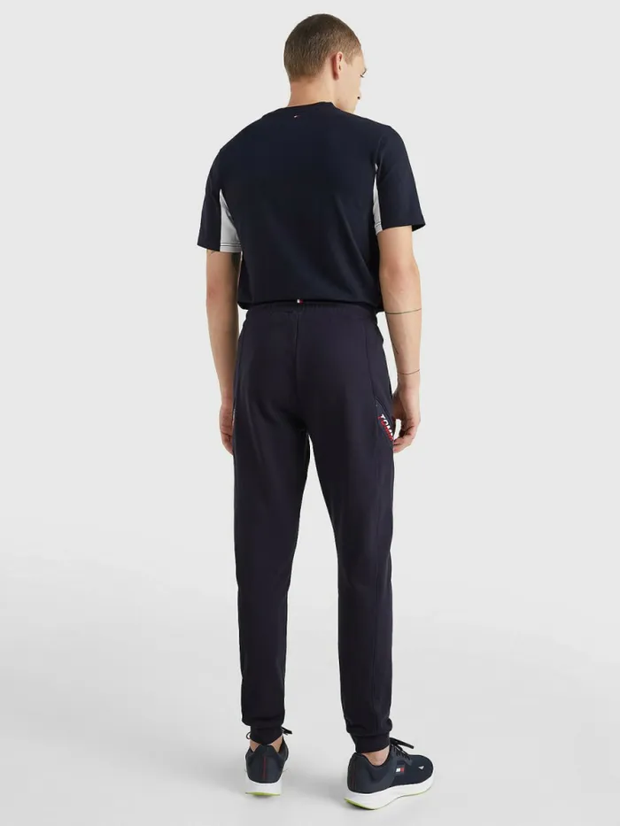 Tommy Hilfiger Sport Th Cool Tape Joggers Desert Sky Mens Trousers