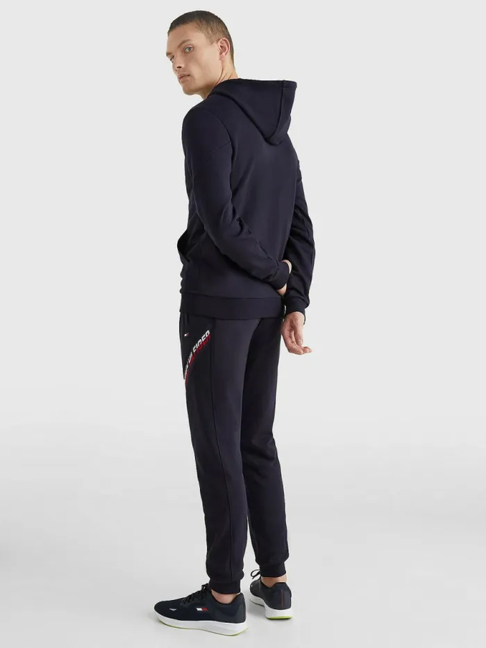 Tommy Hilfiger Sport Th Cool Terry Hoody Desert Sky Mens Sweatshirts and Hoodies Cheap On Sale