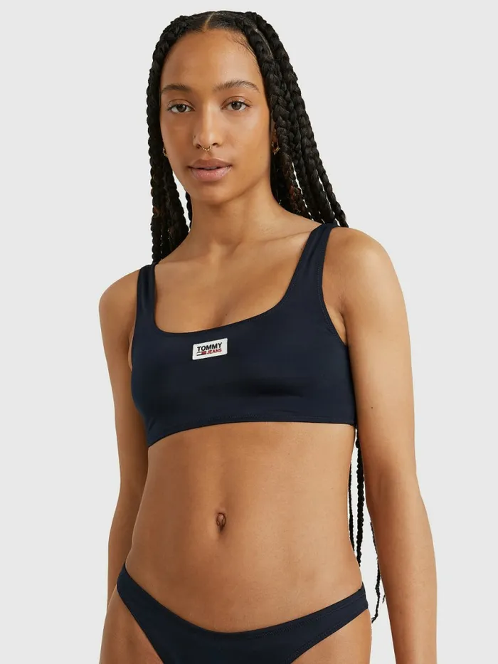 Tommy Hilfiger Square Neck Bikini Bralette Desert Sky Womens Swimwear Cheap On Sale Tommy Hilfiger Square Neck Bikini Bralette Desert Sky Womens Swimwear Cheap On Sale