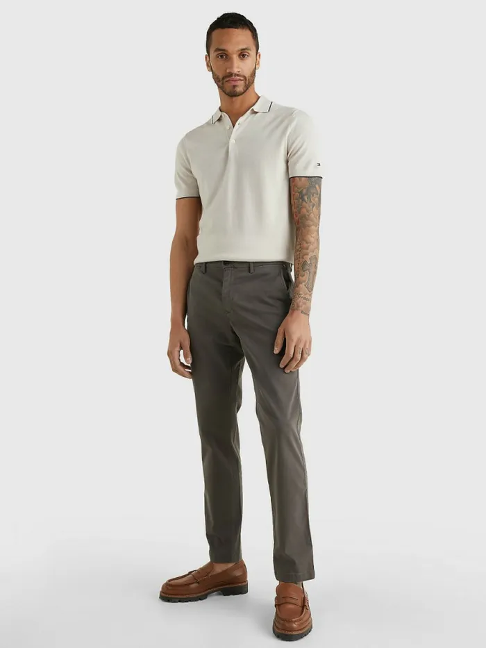 Tommy Hilfiger Stretch Cotton Chinos Magnet Mens Trousers