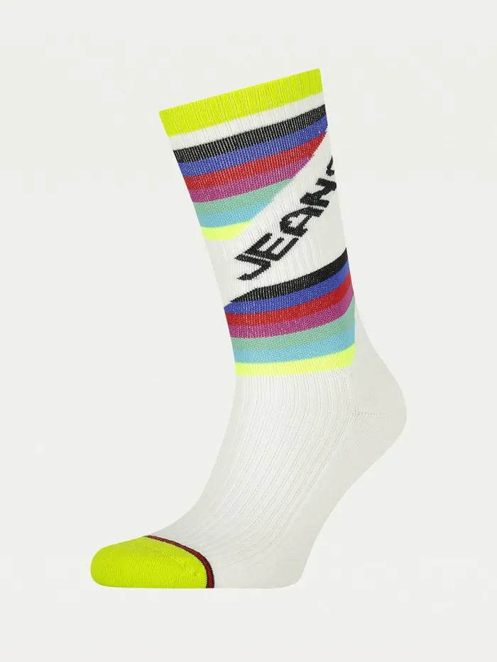 Tommy Hilfiger Stretch Cotton Stripe Socks Lime Womens Socks and Hosiery On Sale Tommy Hilfiger Stretch Cotton Stripe Socks Lime Womens Socks and Hosiery On Sale