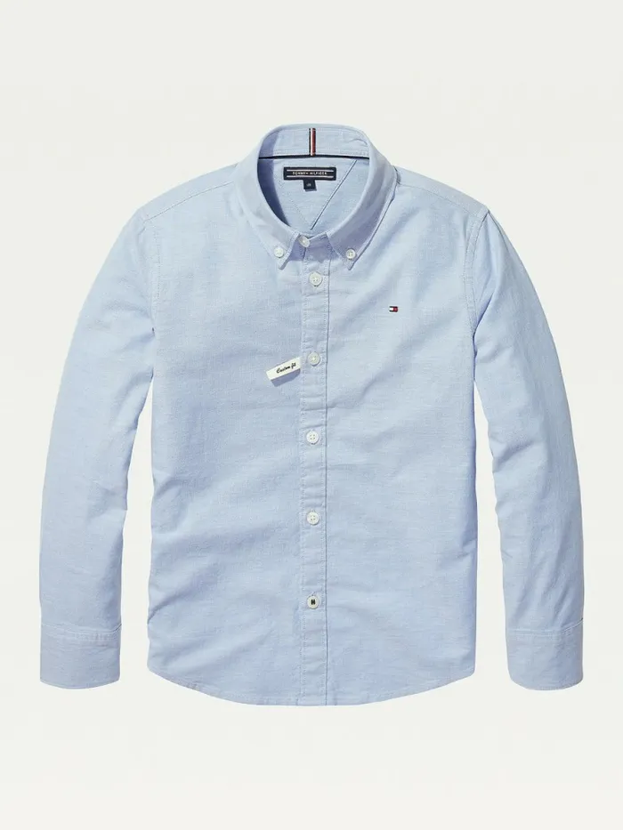 Tommy Hilfiger Stretch Oxford Shirt Shirt Blue Girls Tops and TShirts Gift 4 You Tommy Hilfiger Stretch Oxford Shirt Shirt Blue Girls Tops and TShirts Gift 4 You