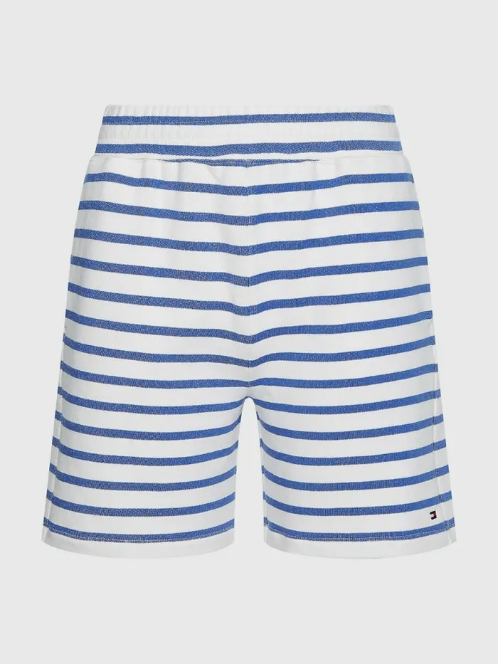 Tommy Hilfiger Stripe Shorts Breton StpWhite Verona Blue Womens CoOrds Online