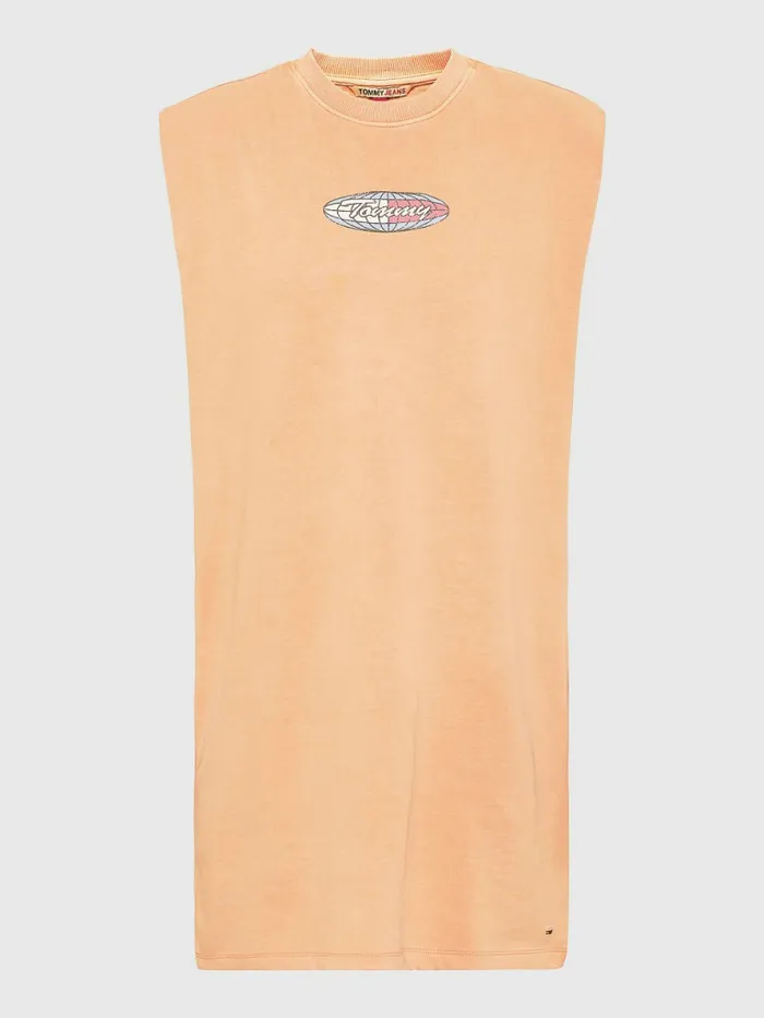 Tommy Hilfiger Surf Logo Sleeveless TShirt Dress Faded Sun Kiss Womens Dresses and Jumpsuits Gift 4 You