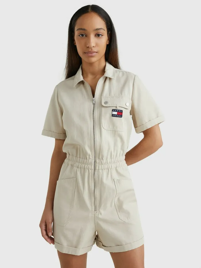 Tommy Hilfiger Surplus Short Playsuit Savannah Sand Womens Dresses and Jumpsuits Gift 4 You Tommy Hilfiger Surplus Short Playsuit Savannah Sand Womens Dresses and Jumpsuits Gift 4 You
