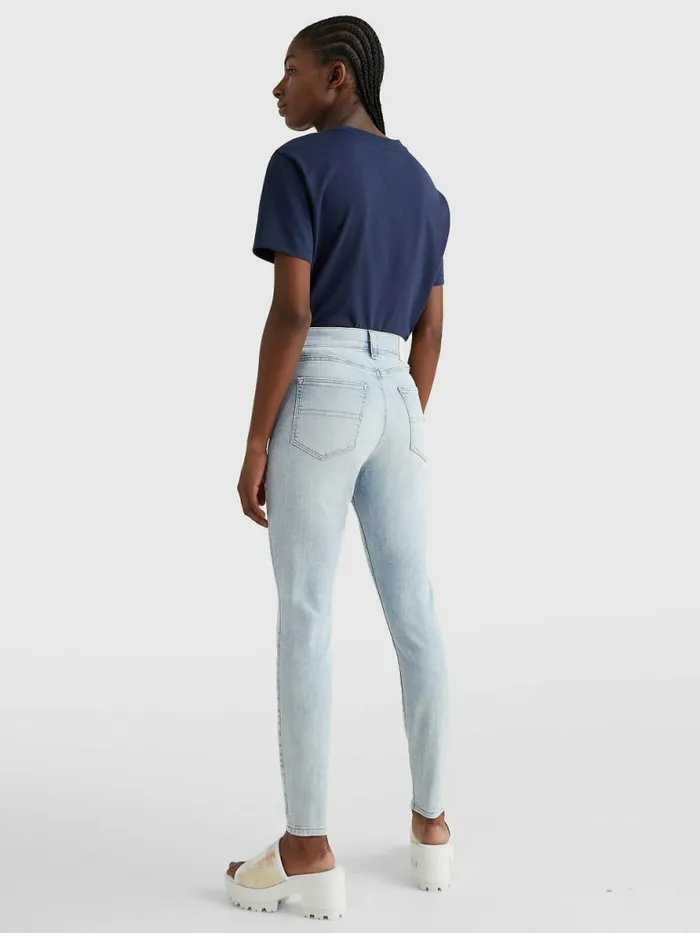 Tommy Hilfiger Sylvia High Rise Super Skinny Ankle Jeans Denim Light Womens Jeans Gift Ideas
