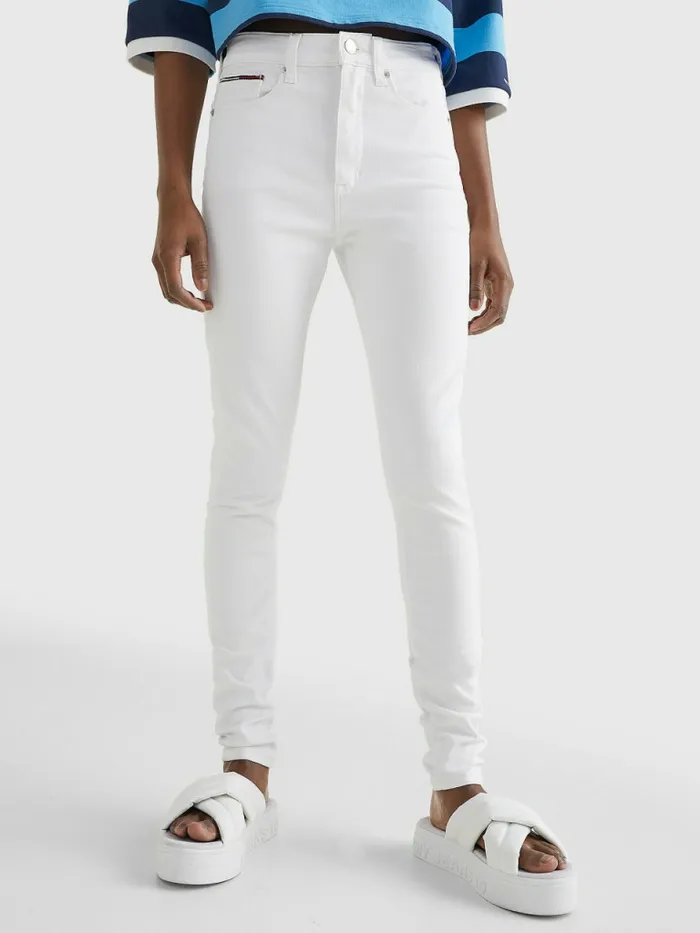 Tommy Hilfiger Sylvia High Rise Super Skinny Jeans Denim Color Womens Jeans Gift for Friend Tommy Hilfiger Sylvia High Rise Super Skinny Jeans Denim Color Womens Jeans Gift for Friend