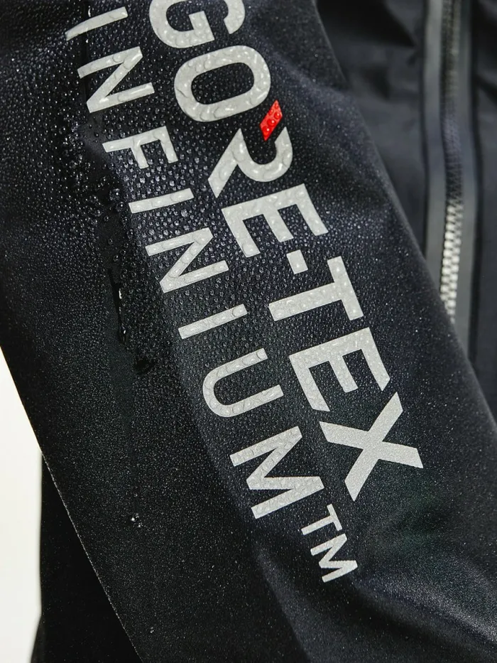 Tommy Hilfiger Tech Essential GoreTex Hooded Jacket Black Mens Coats and Jackets Cheap On Sale