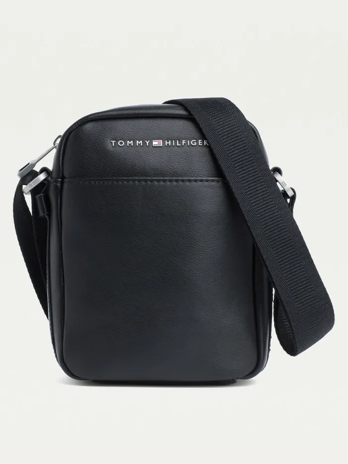 Tommy Hilfiger Th City Small Reporter Bag Black Mens Bags Sale