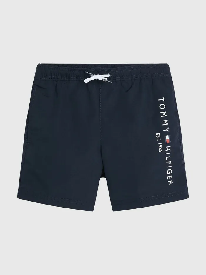 Tommy Hilfiger Th Established Drawstring Mid Length Swim Shorts Desert Sky Boys Swimwear On Sale Tommy Hilfiger Th Established Drawstring Mid Length Swim Shorts Desert Sky Boys Swimwear On Sale