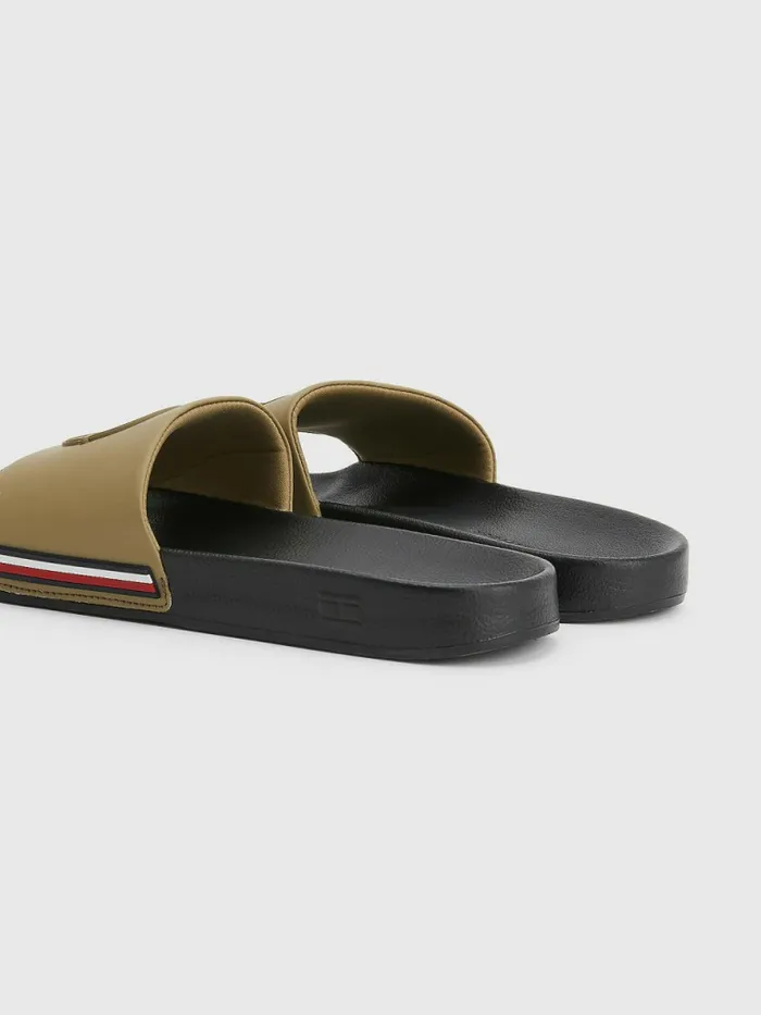 Tommy Hilfiger Th Established Logo Patch Pool Slides Woodridge Mens Sandals Sliders and Flip Flops Gift 4 You