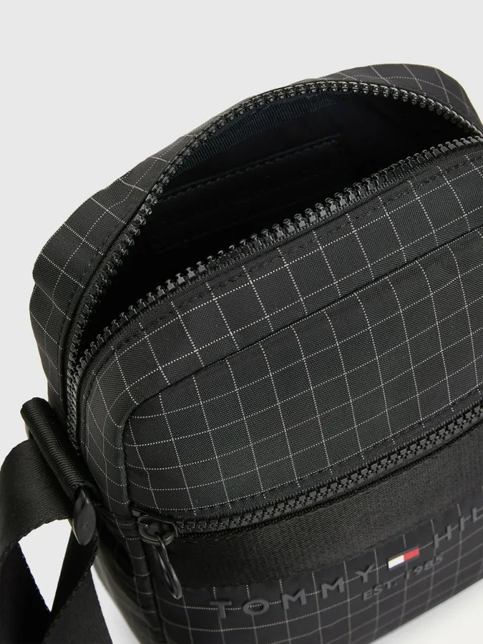 Tommy Hilfiger Th Established Small Reporter Bag Black Mens Bags Near Me