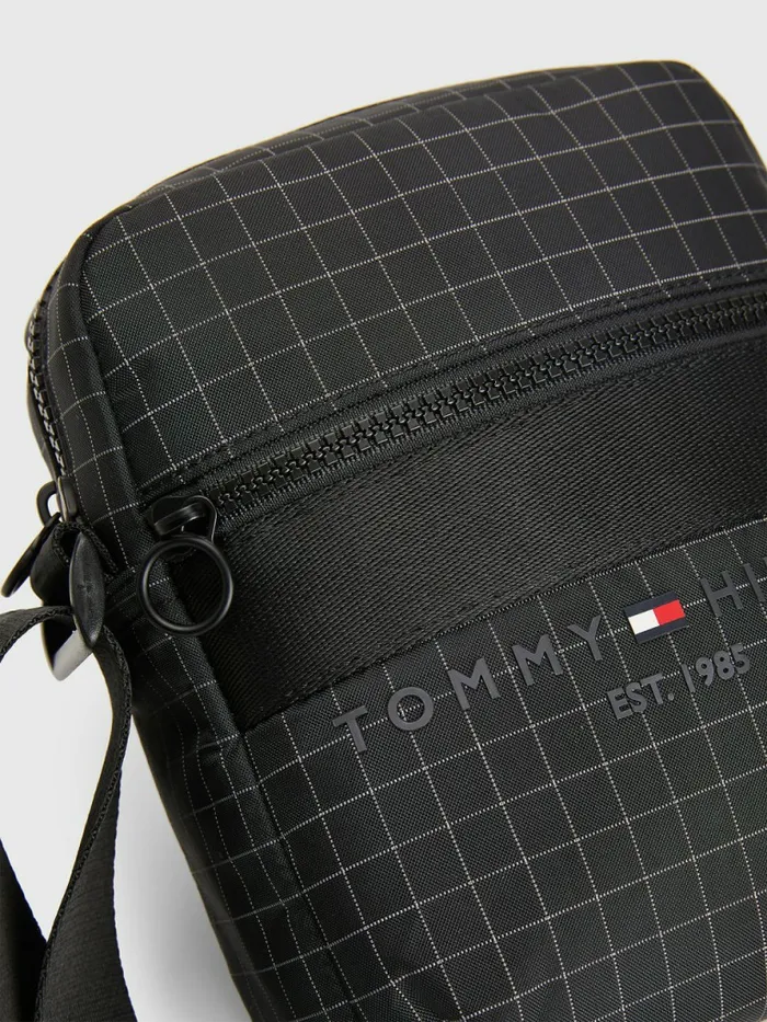 Tommy Hilfiger Th Established Small Reporter Bag Black Mens Bags Near Me