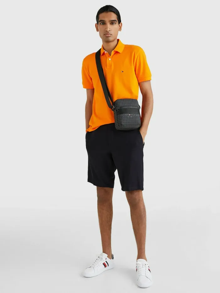 Tommy Hilfiger Th Established Small Reporter Bag Black Mens Bags Near Me