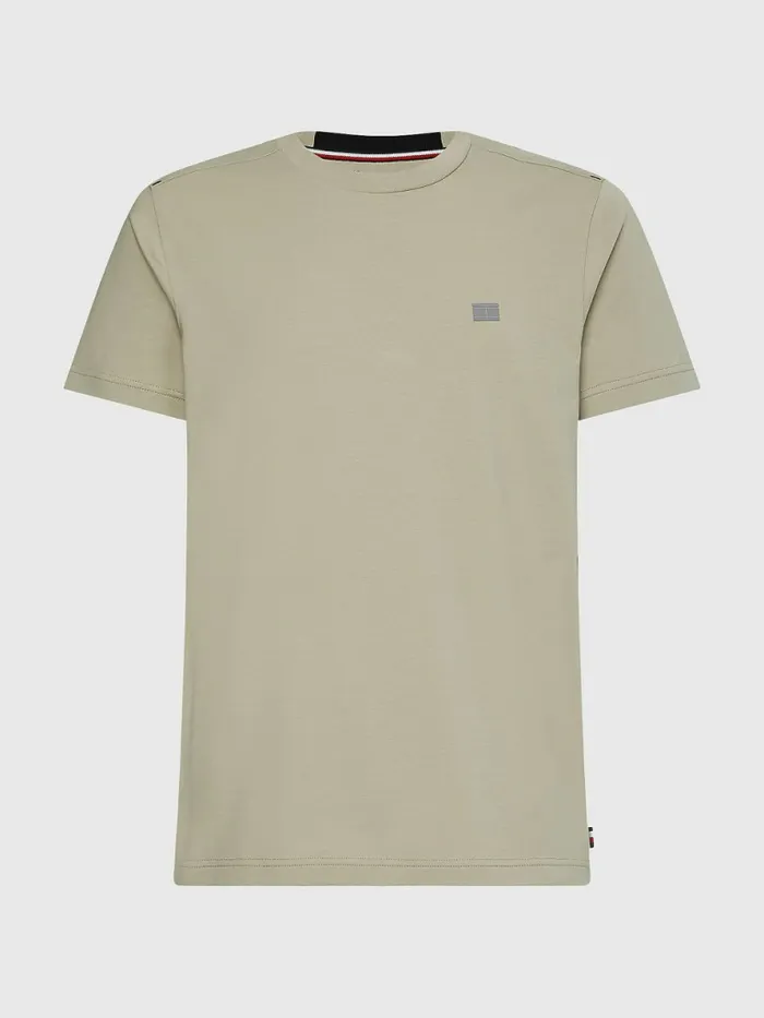 Tommy Hilfiger Th Flex Tech Essentials TShirt Stone Mens TShirts Popular
