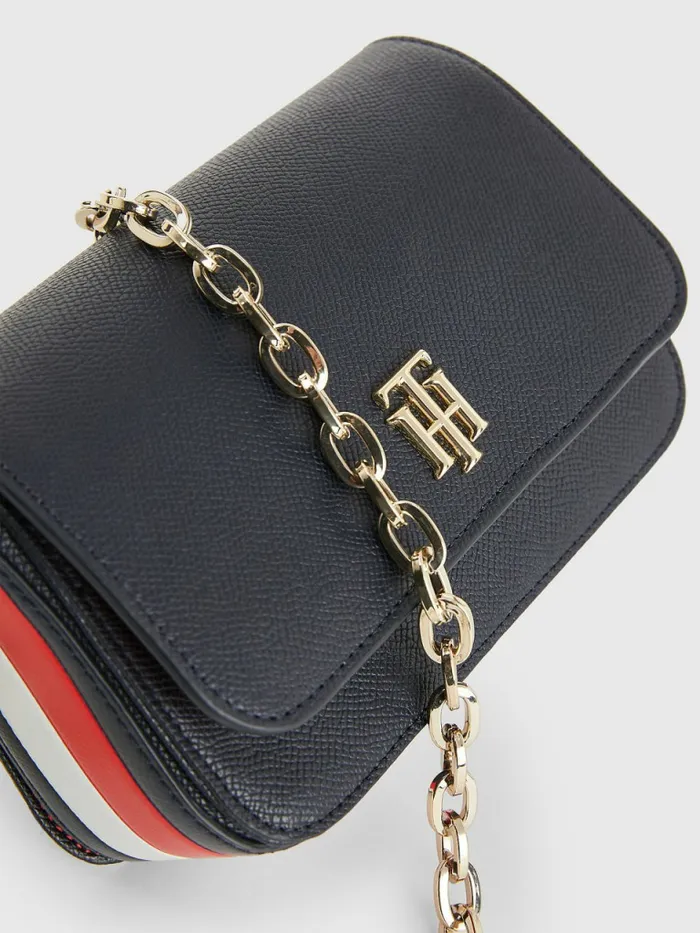 Tommy Hilfiger Th Interlock Small Crossover Bag Navy Corporate Womens Bags Sale