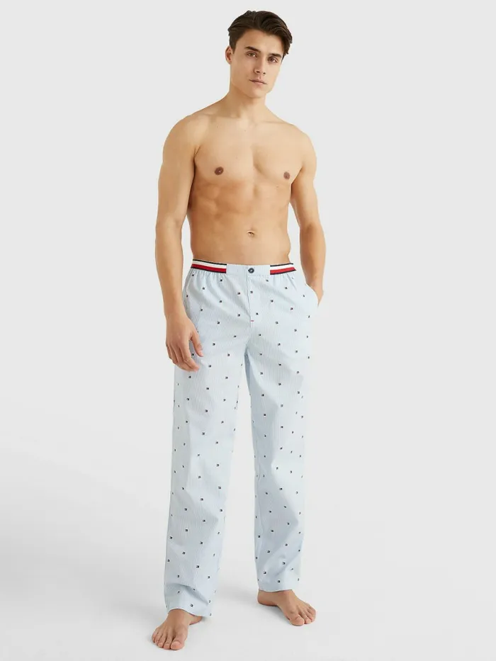 Tommy Hilfiger Th Modern Ithaca Stripe Loungewear Trousers Ithica Stripes Mens Loungewear and Nightwear