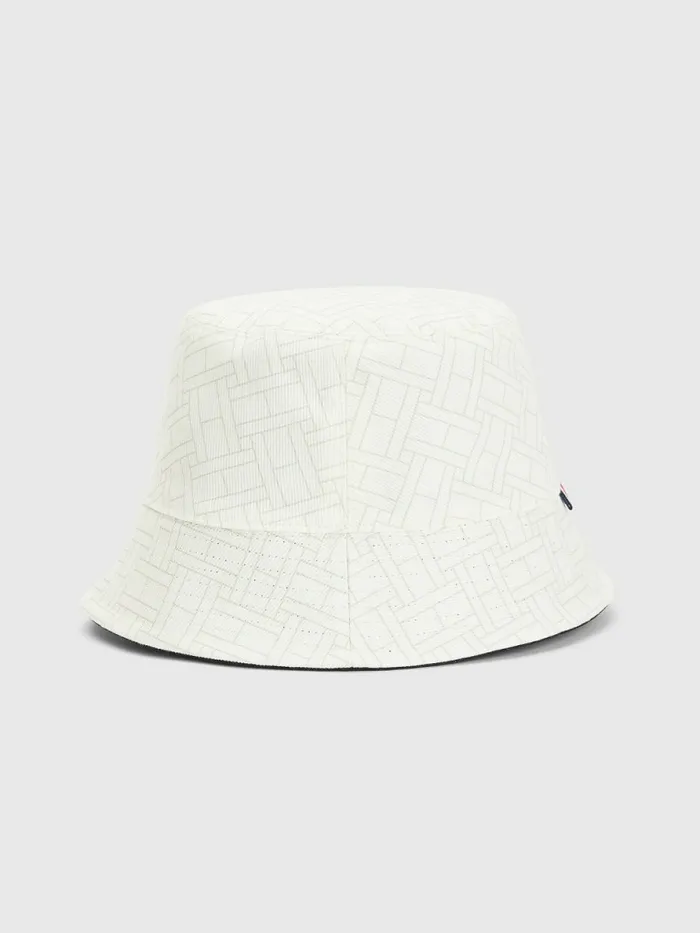 Tommy Hilfiger Th Modern Reversible Bucket Hat Desert Sky Mens Hats and Scarves Fashion