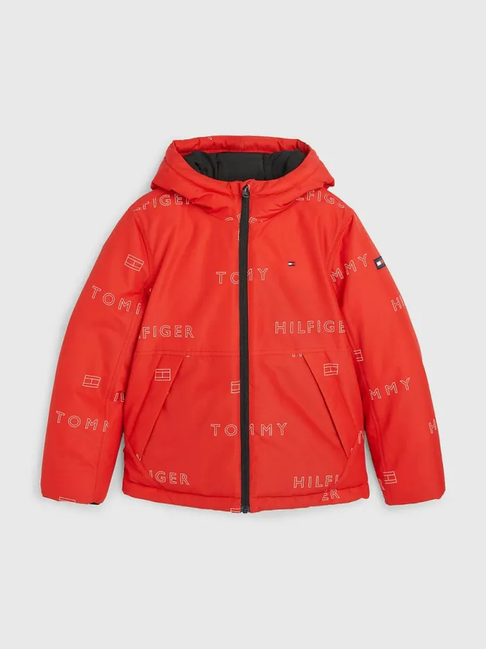 Tommy Hilfiger Th Protect Water Repellent Hooded Jacket Deep Crimson Boys Coats and Jackets Online Tommy Hilfiger Th Protect Water Repellent Hooded Jacket Deep Crimson Boys Coats and Jackets Online