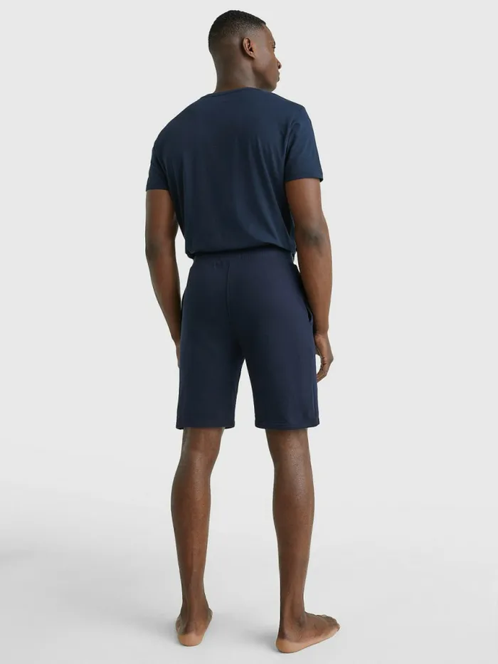 Tommy Hilfiger Th Stretch Logo Track Shorts Desert Sky Mens Loungewear and Nightwear Sale